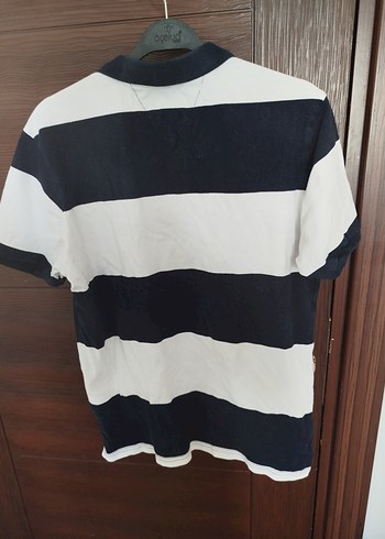 U.S Polo Assn. Çizgili Pamuklu Erkek Polo Tişört