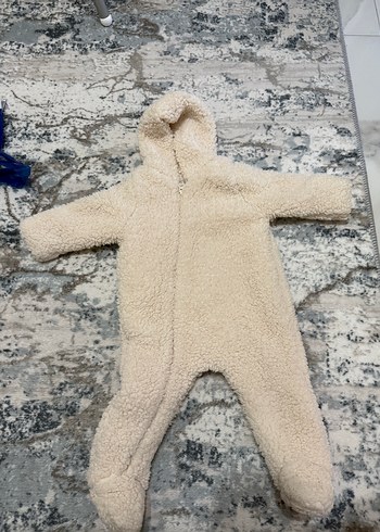 Zara bebek beyaz kürklü tulum