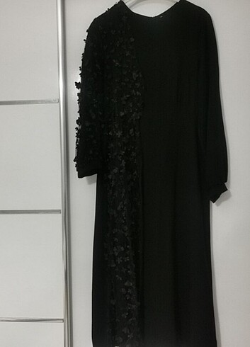 Siyah Abaya Elbise 