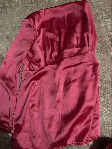 s Beden pembe Renk Bershka elbise