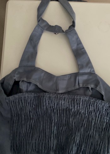 Sheinside SHEIN MAVİ CROP