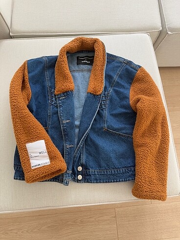 Peluş Kürklü kot ceket