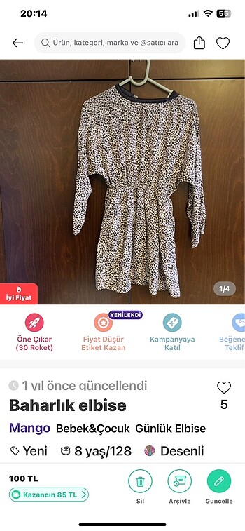 Kız çocuk elbise