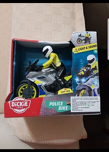 Dickie toys sesli ve ışıklı polis motosikleti - Görsel 3