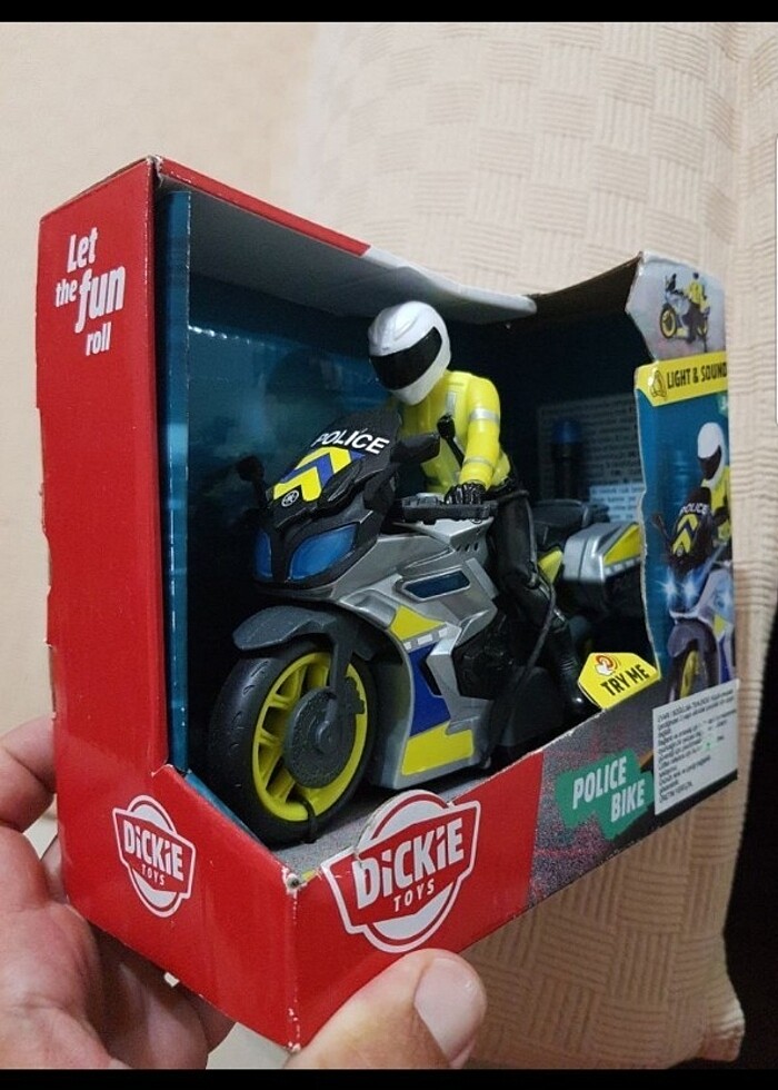 Dickie toys sesli ve ışıklı polis motosikleti - Görsel 2