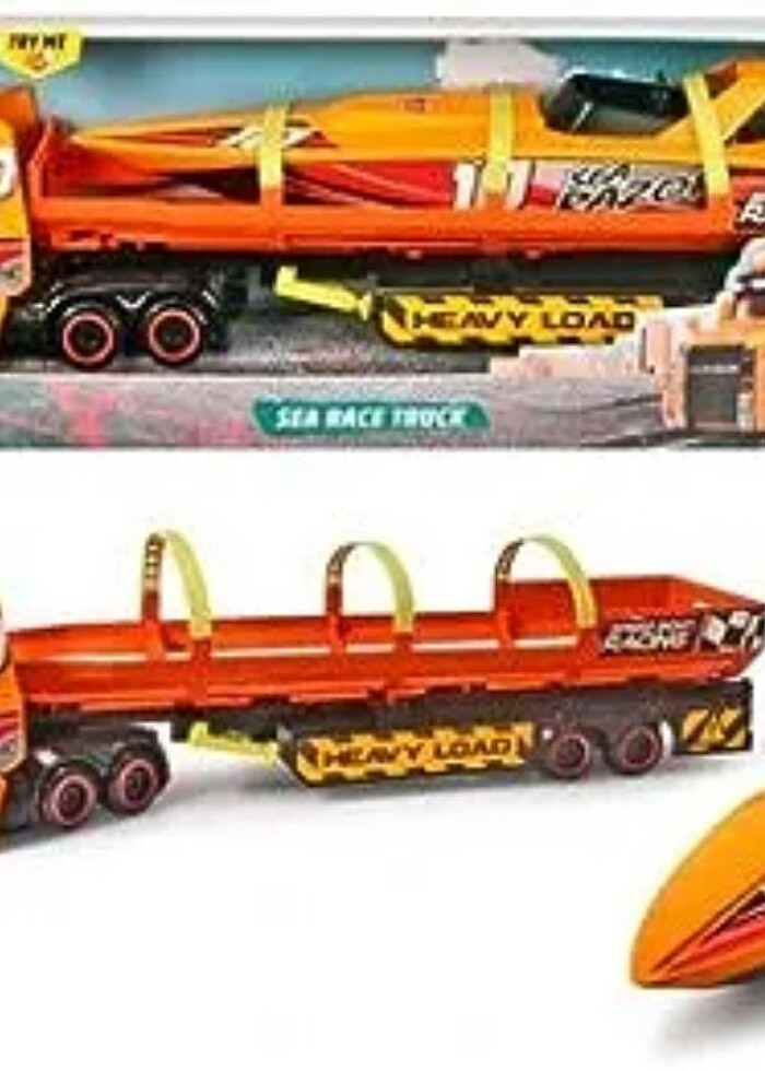 Dickie toys sesli ve ışıklı tır 41 cm - Görsel 3