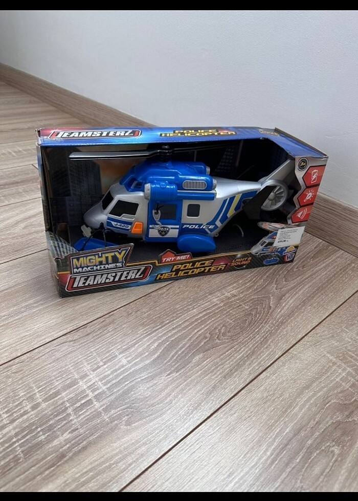 Teamsterz Sesli Ve Işıklı Polis Helikopteri - Görsel 2