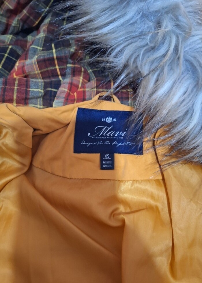 Mavi jeans kadın şişme mont - Görsel 5