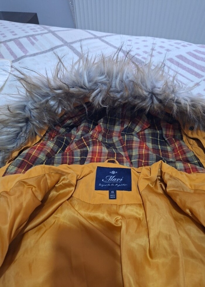 Mavi jeans kadın şişme mont - Görsel 3