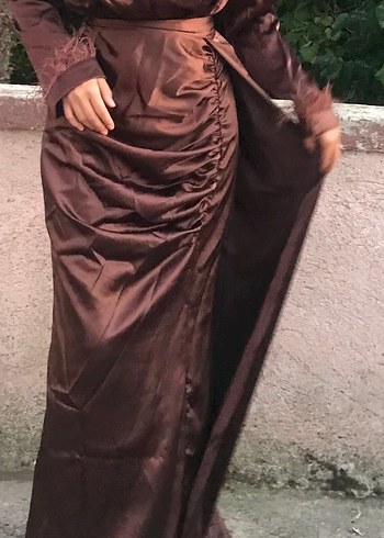 Diğer Saten tesettür abiye