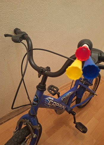 Renkli Mavi Çocuk Bisikleti - Görsel 2