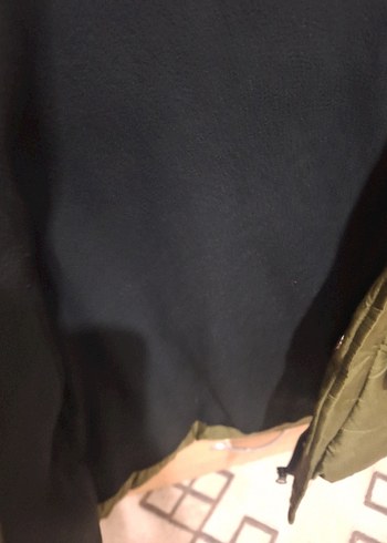 Erkek Çocuk Haki Lacivert Kapüşonlu Mont - Görsel 3