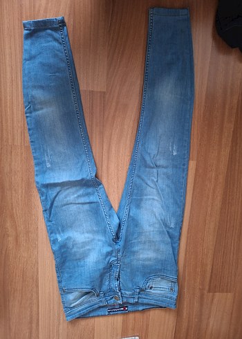 Mavi Kot Pantolon Mini Kesim - Görsel 2