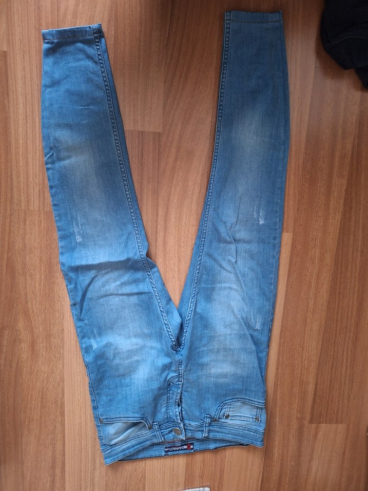 Mavi Kot Pantolon Mini Kesim - Görsel 2