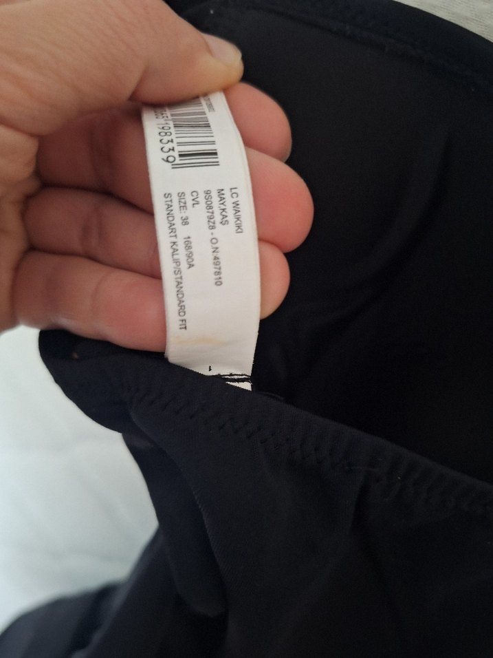 Drapeli Siyah Mini Gotik Mayo - Görsel 3