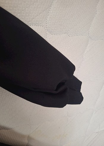 Uzun Kollu Siyah Fitted Uzun Elbise - Görsel 4