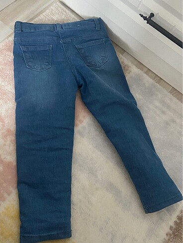 24-36 Ay Beden mavi Renk Astarlı kışlık pantolon