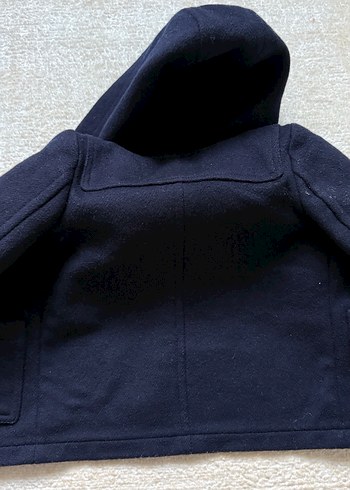 Burberry Lacivert Kapüşonlu Erkek Çocuk Kaban - Görsel 4