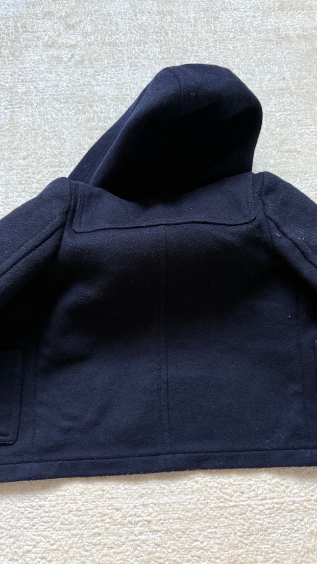 Burberry Lacivert Kapüşonlu Erkek Çocuk Kaban - Görsel 4