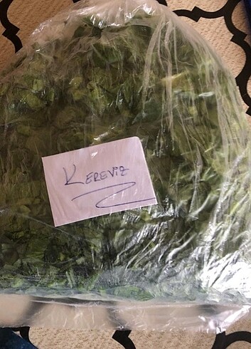 Sebze yeşillik paketi