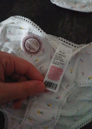 4 adet kız çocuk iç çamaşırı - Görsel 6