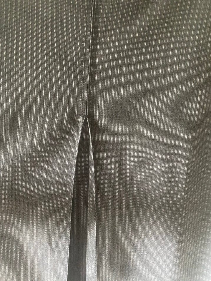 Siyah Kadın Midi Pileli Denim Etek - Görsel 4