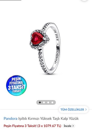 Pandora Gümüş Yüzük - Görsel 2