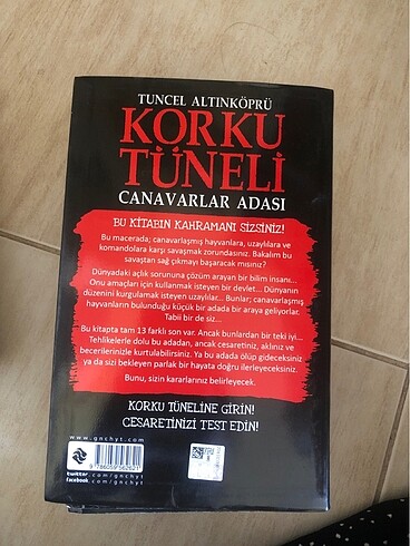  Beden KORKU TÜNELİ CANAVARLAR ADASI