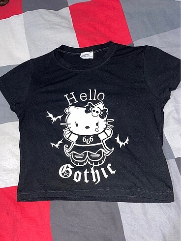 s Beden siyah Renk Hello Gothic Crop