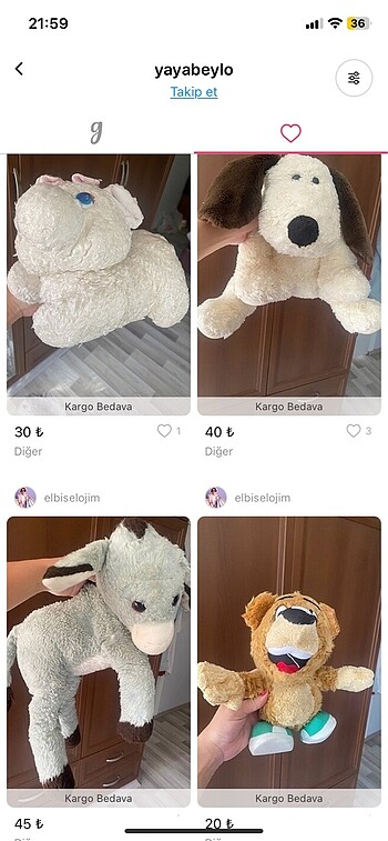 4 peluş