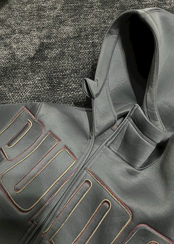 Puma Vintage Kapüşonlu Fermuarlı Sweatshirt - Görsel 5