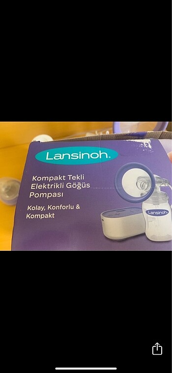 Beden Lansinoh elektrikli tekli göğüs pompası