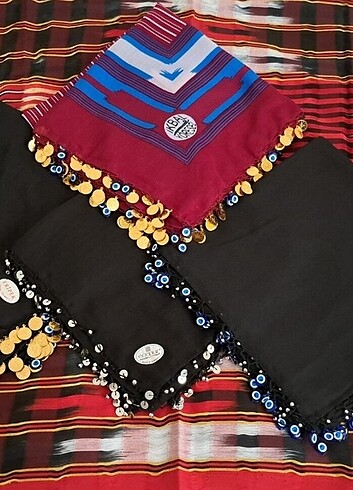Karadeniz yöresel yazma şal ve bandana