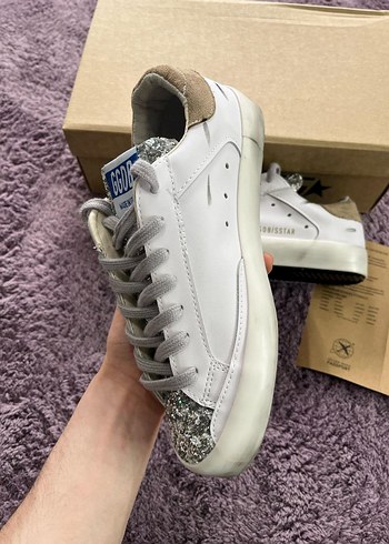38 Beden beyaz Renk Golden Goose White Leopar