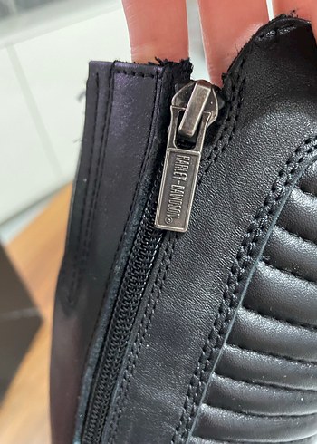 Harley-Davidson Siyah Deri Biker Çizme - Görsel 5