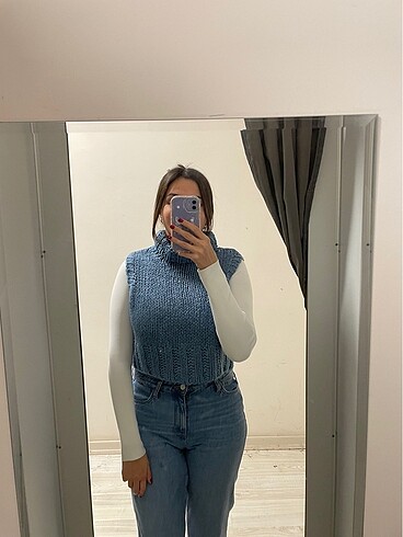 Milla crop süveter