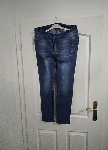 42 Beden lacivert Renk Yeni jean