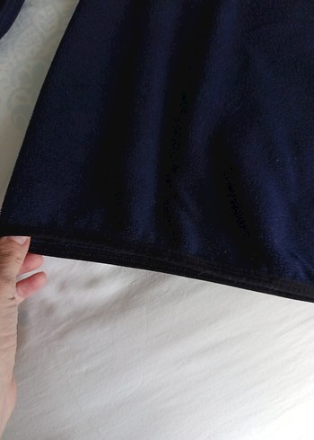 Erkek Lacivert Yarım Fermuarlı Polar Sweatshirt - Görsel 4