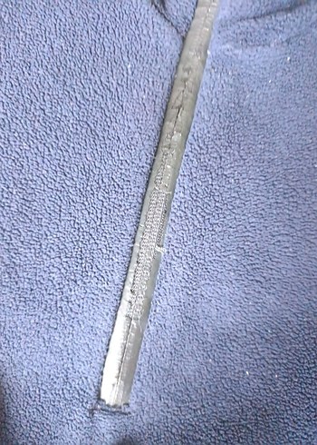 Erkek Lacivert Yarım Fermuarlı Polar Sweatshirt - Görsel 5