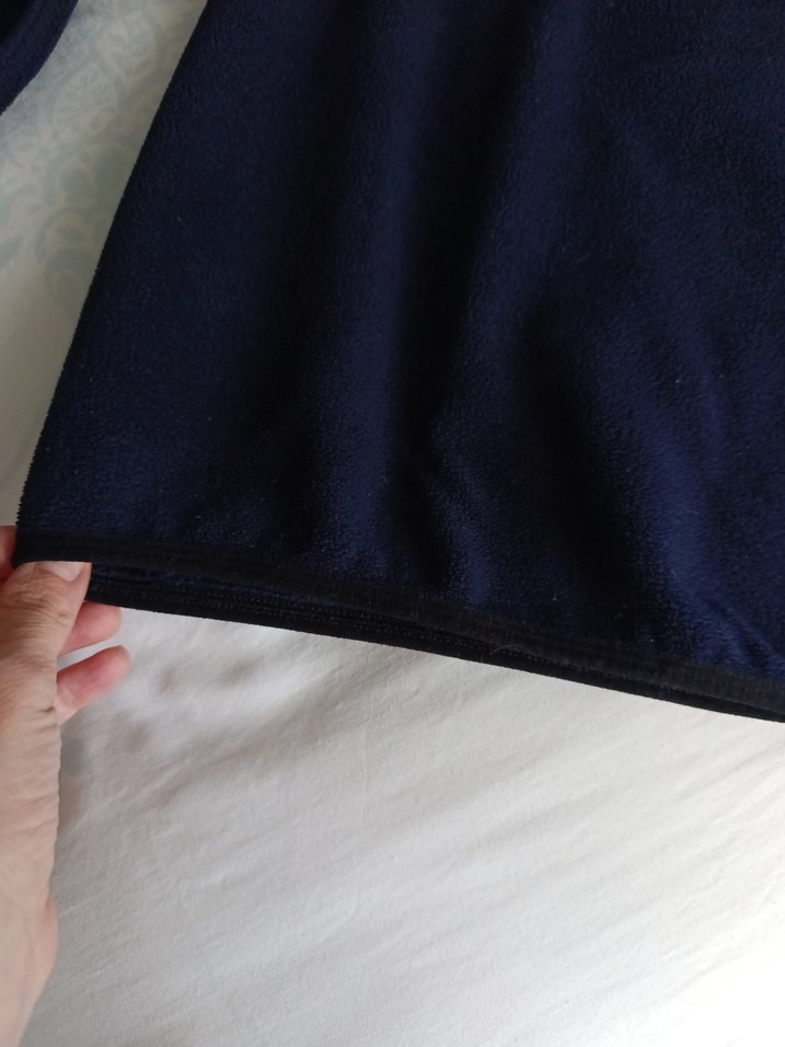 Erkek Lacivert Yarım Fermuarlı Polar Sweatshirt - Görsel 4