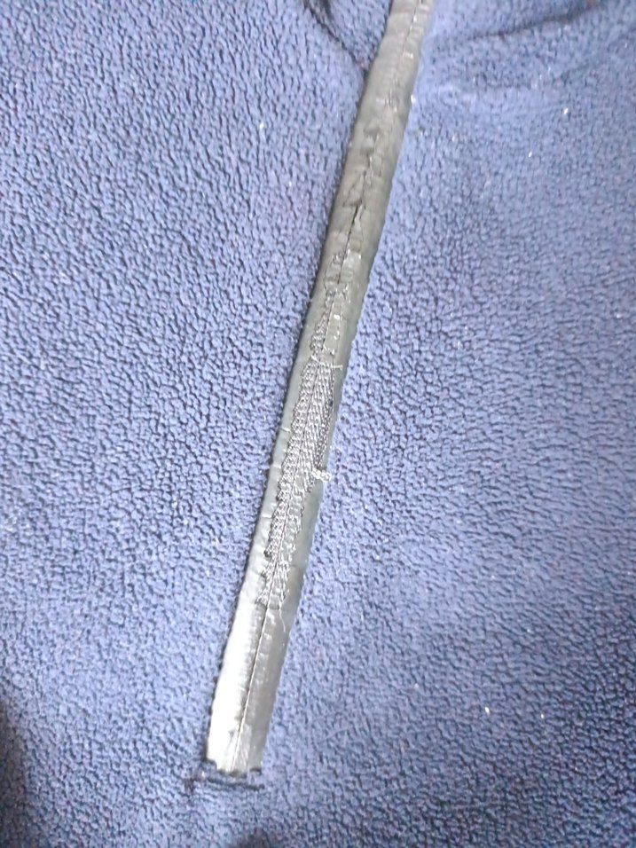 Erkek Lacivert Yarım Fermuarlı Polar Sweatshirt - Görsel 5