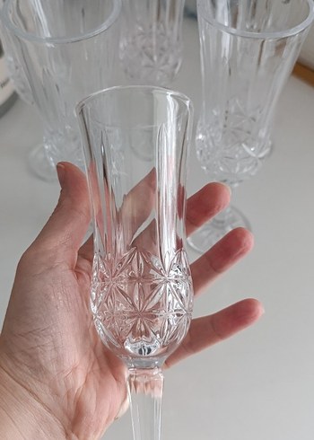 Madame Coco kahve yanı kadeh bardak - Görsel 4