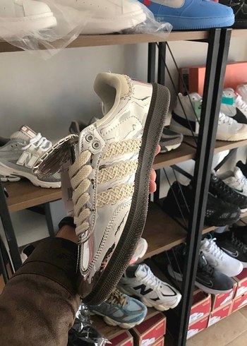 adidas x Wales Bonner Samba Silver - Görsel 4