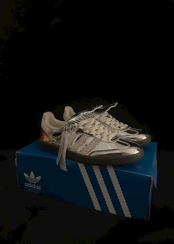 adidas x Wales Bonner Samba Silver - Görsel 14