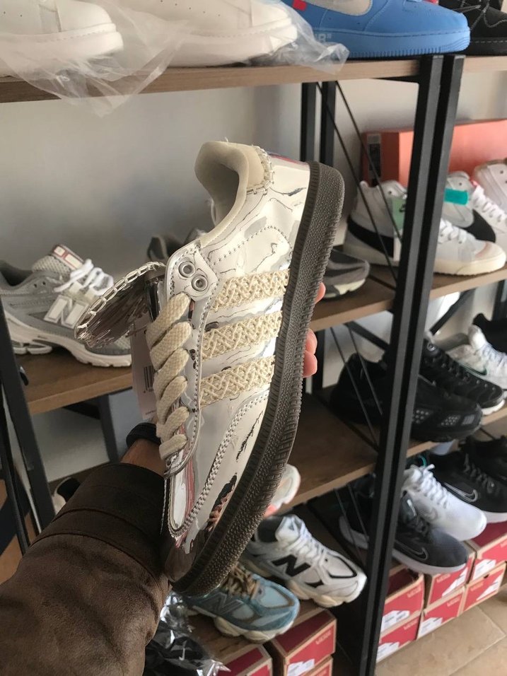 adidas x Wales Bonner Samba Silver - Görsel 4