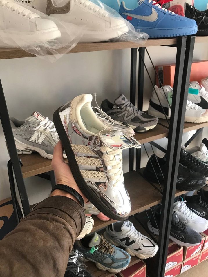 adidas x Wales Bonner Samba Silver - Görsel 2