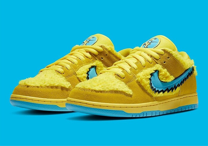 39 Beden Nike SB Dunk Low Grateful Dead Bears Yellow