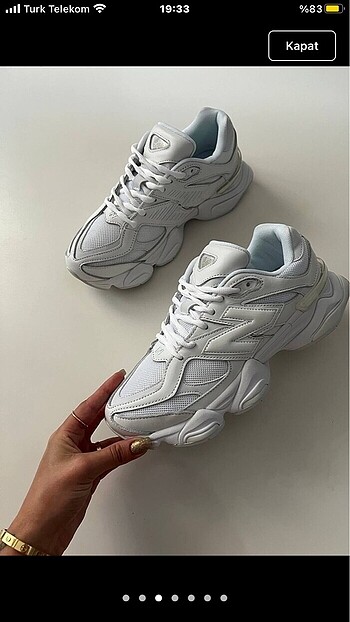 37 Beden New Balance 9060 White