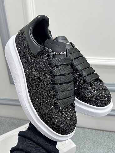 Alexander McQueen Alexander McQueen Black White with Glitter