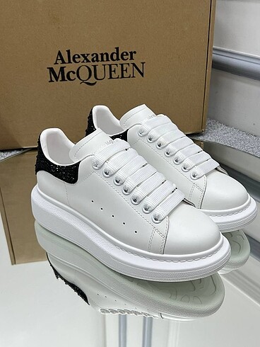 Alexander McQueen White White with Glitter